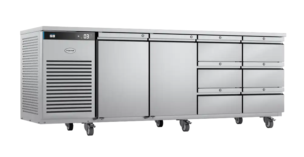 Foster EP1/4H: 435 Ltr Counter Refrigerator 43-326 6xdrawers