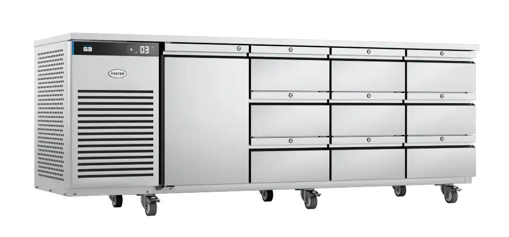 Foster EP1/4H: 435 Ltr Counter Refrigerator 43-330 9xdrawers