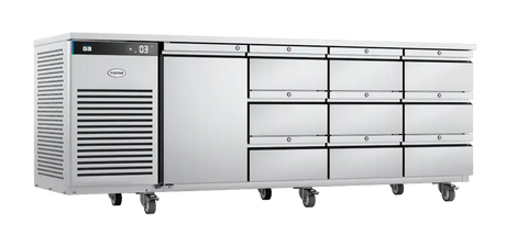 Foster EP1/4H: 435 Ltr Counter Refrigerator 43-330 9xdrawers