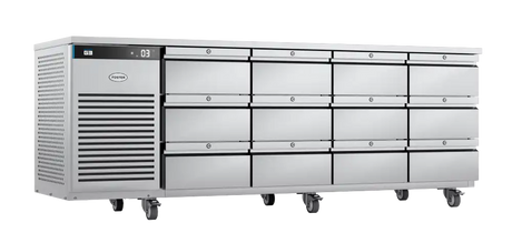 Foster EP1/4H: 435 Ltr Counter Refrigerator 43-334 12xDrawers