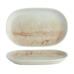 Pack Size 6 - Fusion by Academy Tundra Oval Platter 33 x 21cm 13 x 8" - 46143033