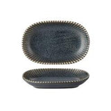 Pack Size 12 - Fusion by Academy Flint Oval Dish 14 x 9cm/5 x 3" - 47143014 - JD Catering Equipments Ltd