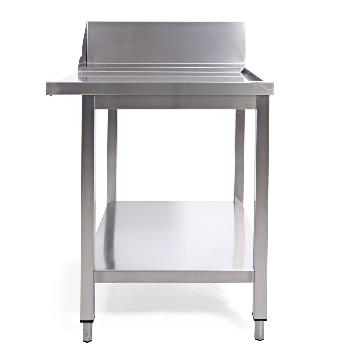 Sammic Side table with splash back MP-700D right (700 x 750 x 850 mm)