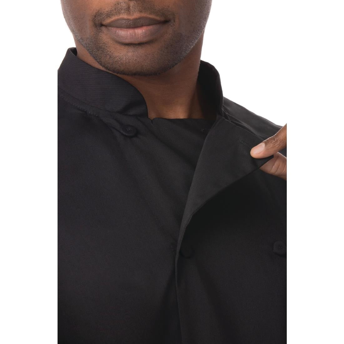 Chefs Works Montreal Unisex Chef Jacket Black 3XL