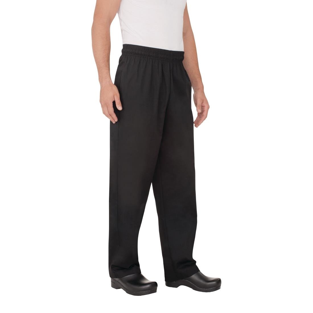 A029-XS Chef Works Essential Baggy Trousers Black XS