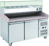 CHEFSRANGE PP2+ - 2 DOOR PIZZA PREP COUNTER - JD Catering Equipment Solutions Ltd