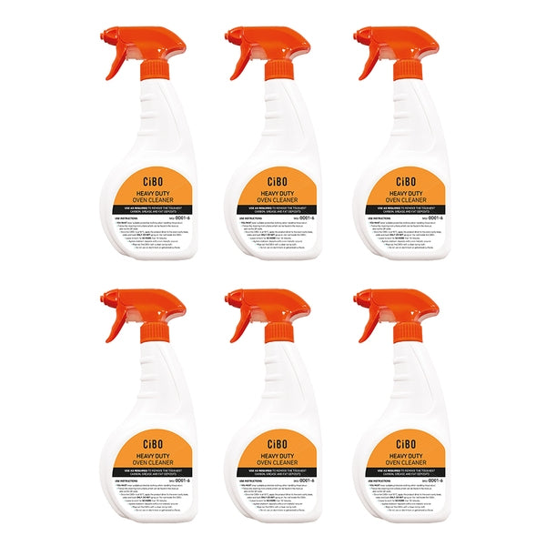 CiBO+ OD01 Heavy Duty Oven Cleaner - case of 6 spray bottles