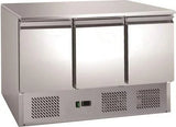 Chefs Range SS3H - 3 Door Space saver Prep counter - JD Catering Equipments Ltd