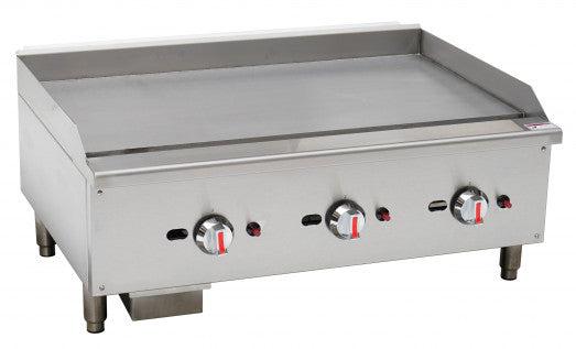 CHEFSRANGE EGG36S - 36" GAS GRIDDLE - SMOOTH PLATE