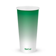 Cold Paper Cup - Green - 650ml / 22oz (90mm )- 1,000/ctn - green fade - BioPak commercial catering consumable