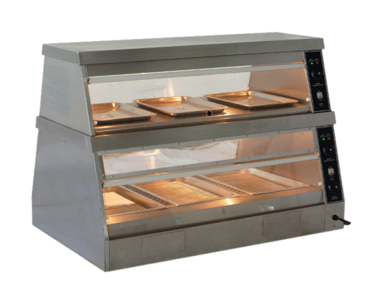 CHEFSRANGE ECE1200 5 TRAY HEATED CHICKEN DISPLAY - WITH HUMIDITY