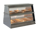 CHEFSRANGE ECE1200 5 TRAY HEATED CHICKEN DISPLAY - WITH HUMIDITY