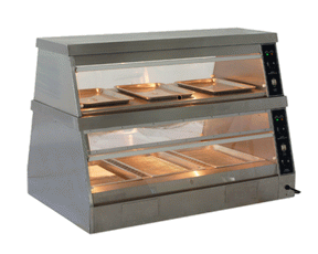 CHEFSRANGE ECE1200 5 TRAY HEATED CHICKEN DISPLAY - WITH HUMIDITY - JD Catering Equipment Solutions Ltd