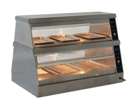 CHEFSRANGE ECE1200 5 TRAY HEATED CHICKEN DISPLAY - WITH HUMIDITY - JD Catering Equipment Solutions Ltd