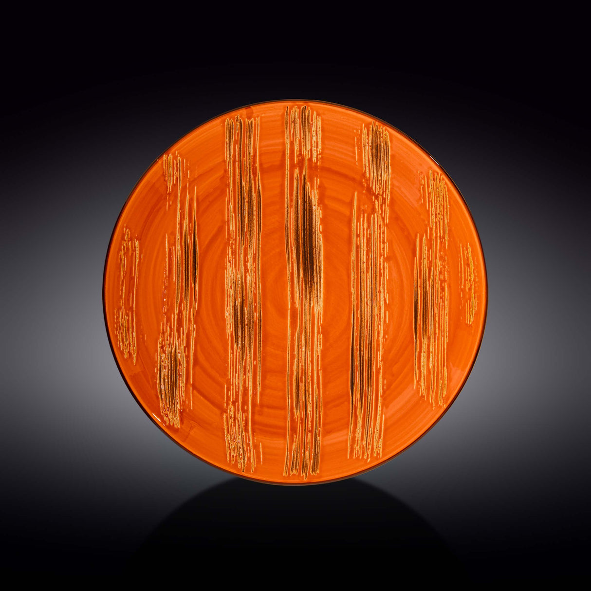 Wilmax Orange Round Plate 28cm – Pack of 3 by Wilmax