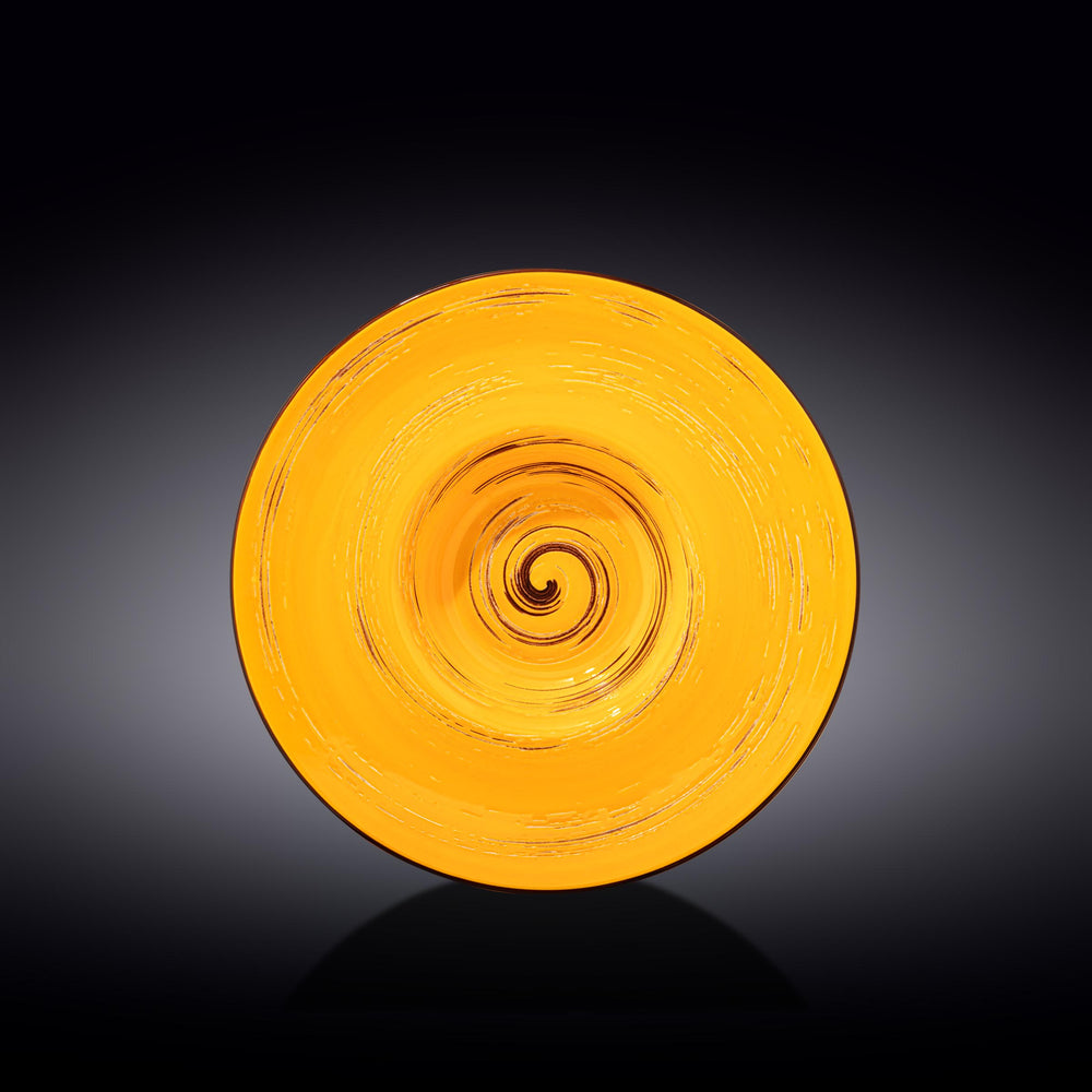 Wilmax Yellow Deep Plate 24cm – Pack of 3 by Wilmax