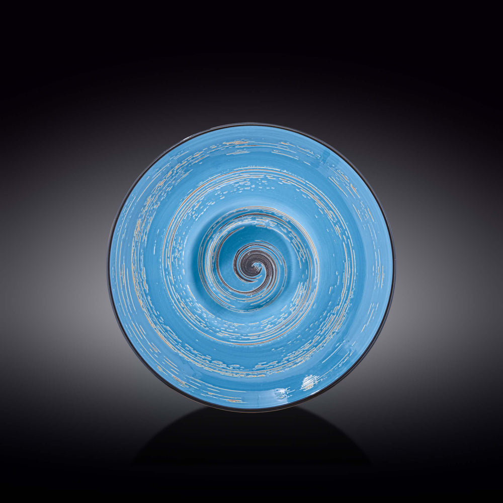 Wilmax Blue Deep Plate 24cm – Pack of 3 by Wilmax