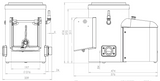 Metcalfe Potato Rumbler Grey EP15 with Installation Kit