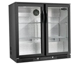Sterling Pro SP2HC-LOW-BH Hinged Double Door Low Height Bottle Cooler, 180 x 330ml Bottles - JD Catering Equipments Ltd