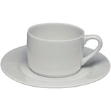 Elia Glacier Fine China Stackable Tea Cups 240ml (6 Pack)