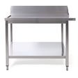 Sammic Side table with splash back MP-1200I left (1200 x 750 x 850 mm)