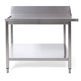 Sammic Side table with splash back MP-1200I left (1200 x 750 x 850 mm)