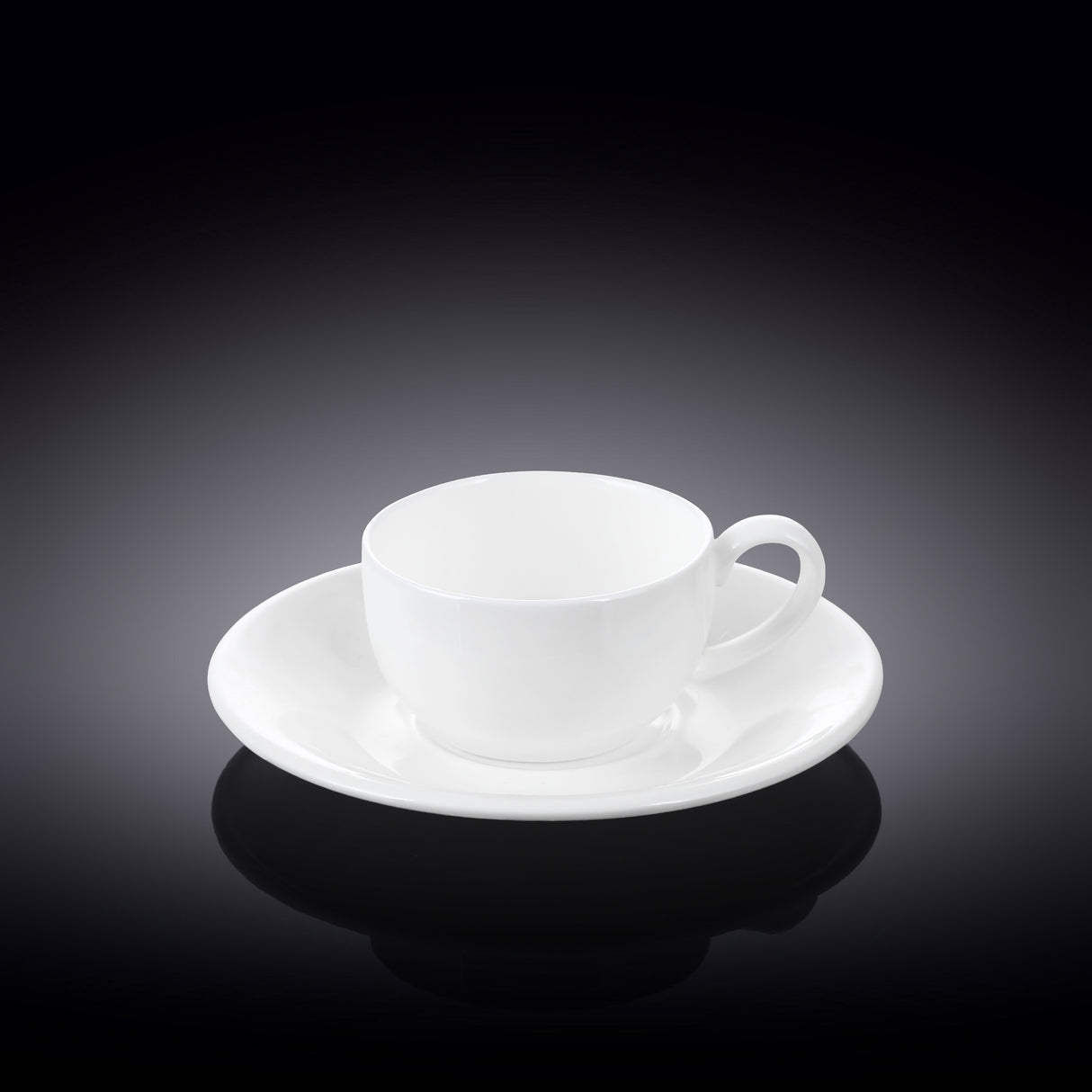 Wilmax Coffee Cup & Saucer 100ml – Pack of 6 by Wilmax