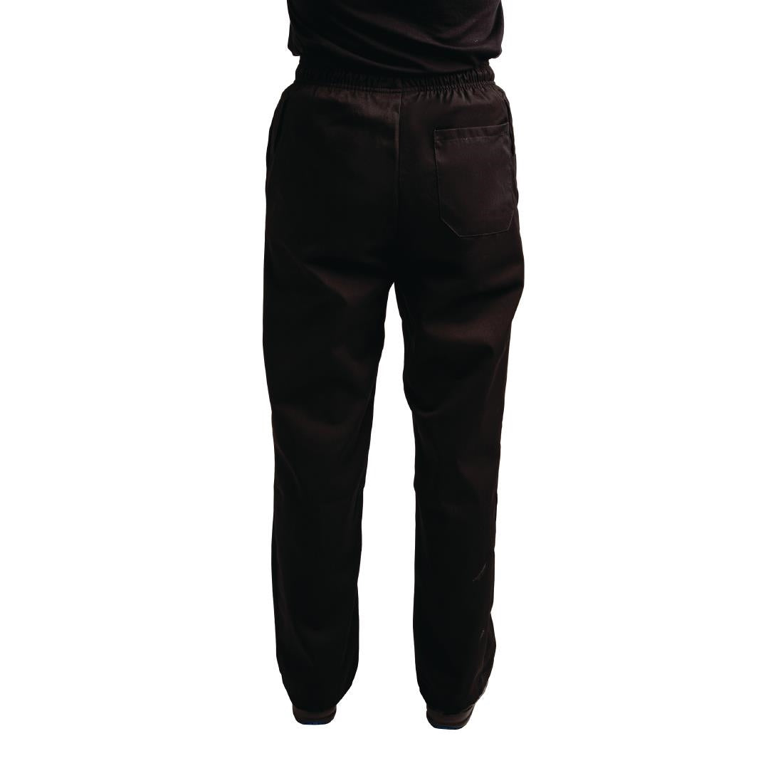 A029T-S Whites EasyFit Trousers Teflon Black S JD Catering Equipment Solutions Ltd