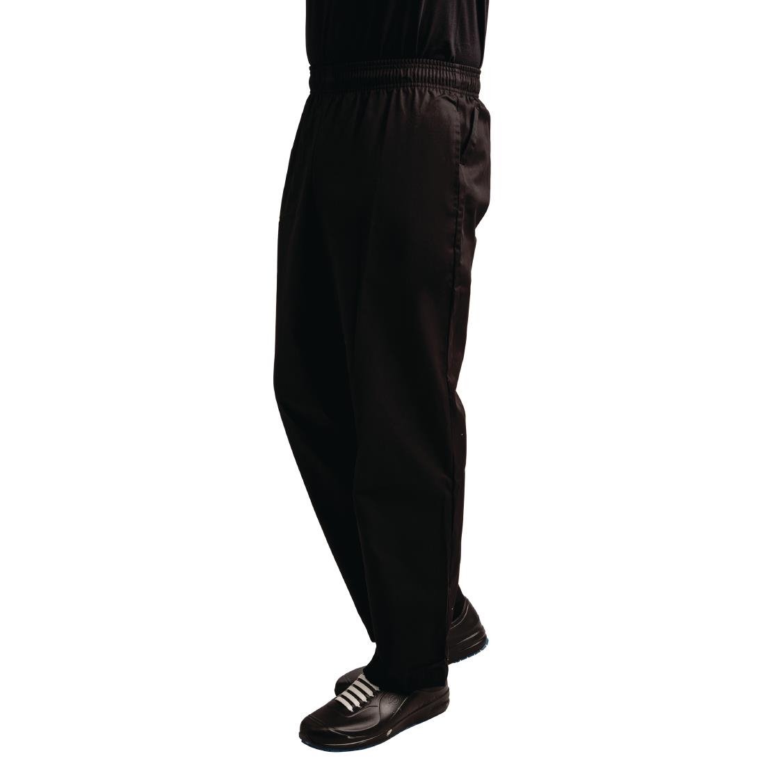 A029T-XL Whites EasyFit Trousers Teflon Black XL JD Catering Equipment Solutions Ltd