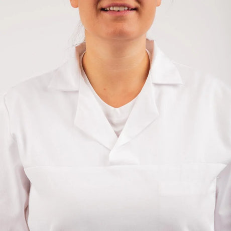 A102-XL Unisex Bakers Shirt White XL - JD Catering Equipment Solutions Ltd