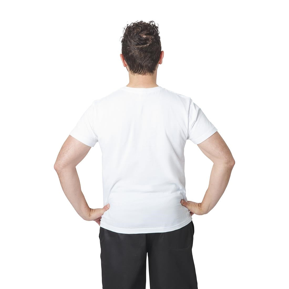 A103-2XL Unisex Chef T-Shirt White 2XL JD Catering Equipment Solutions Ltd