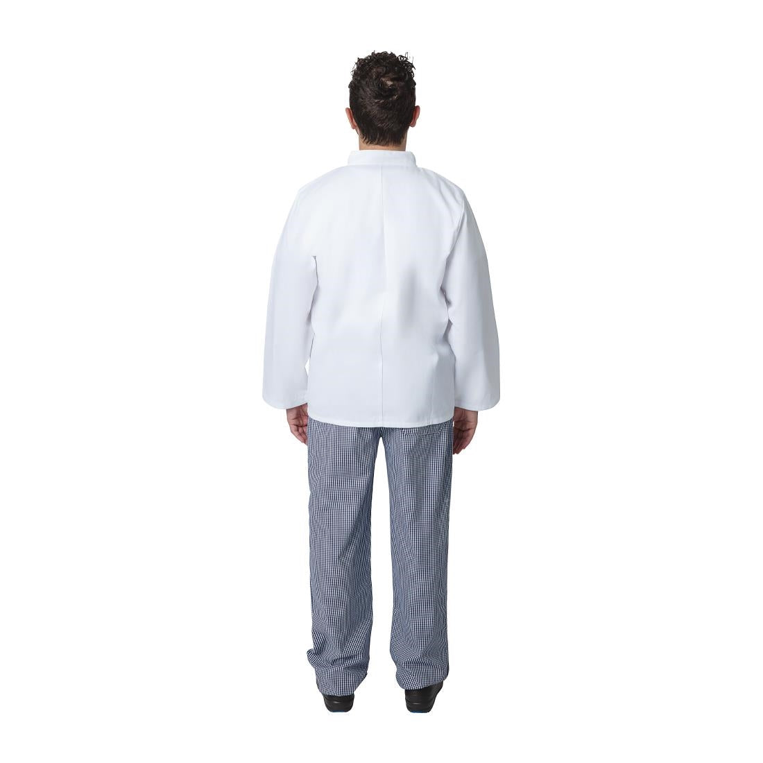 A134-XL Whites Vegas Unisex Chefs Jacket Long Sleeve White XL JD Catering Equipment Solutions Ltd