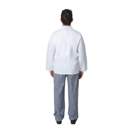 A134 Whites Vegas Unisex Chefs Jacket Long Sleeve White - JD Catering Equipment Solutions Ltd