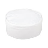 A203-M Whites Chefs Unisex Skull Cap Polycotton White - M JD Catering Equipment Solutions Ltd