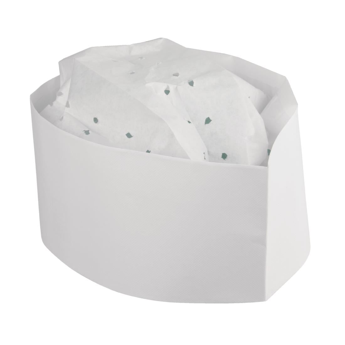 A255 eGreen Disposable Forage Hat White (Pack of 100) JD Catering Equipment Solutions Ltd