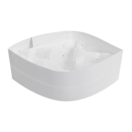 A255 eGreen Disposable Forage Hat White (Pack of 100) JD Catering Equipment Solutions Ltd