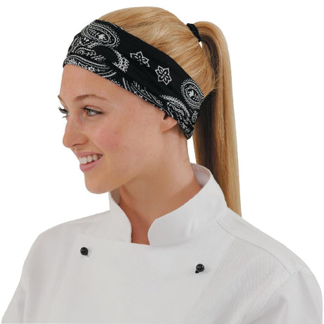 A289 Buff Headwear Cashmere Black Pattern JD Catering Equipment Solutions Ltd