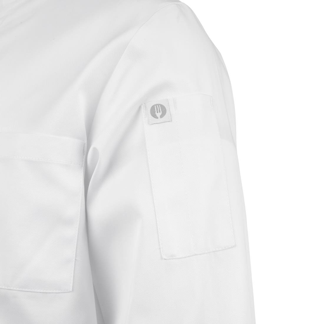 A371-7XL Chef Works Le Mans Chefs Jacket White 7XL JD Catering Equipment Solutions Ltd