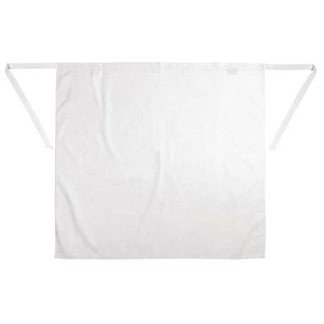 A501 Whites Regular Waist Apron White JD Catering Equipment Solutions Ltd