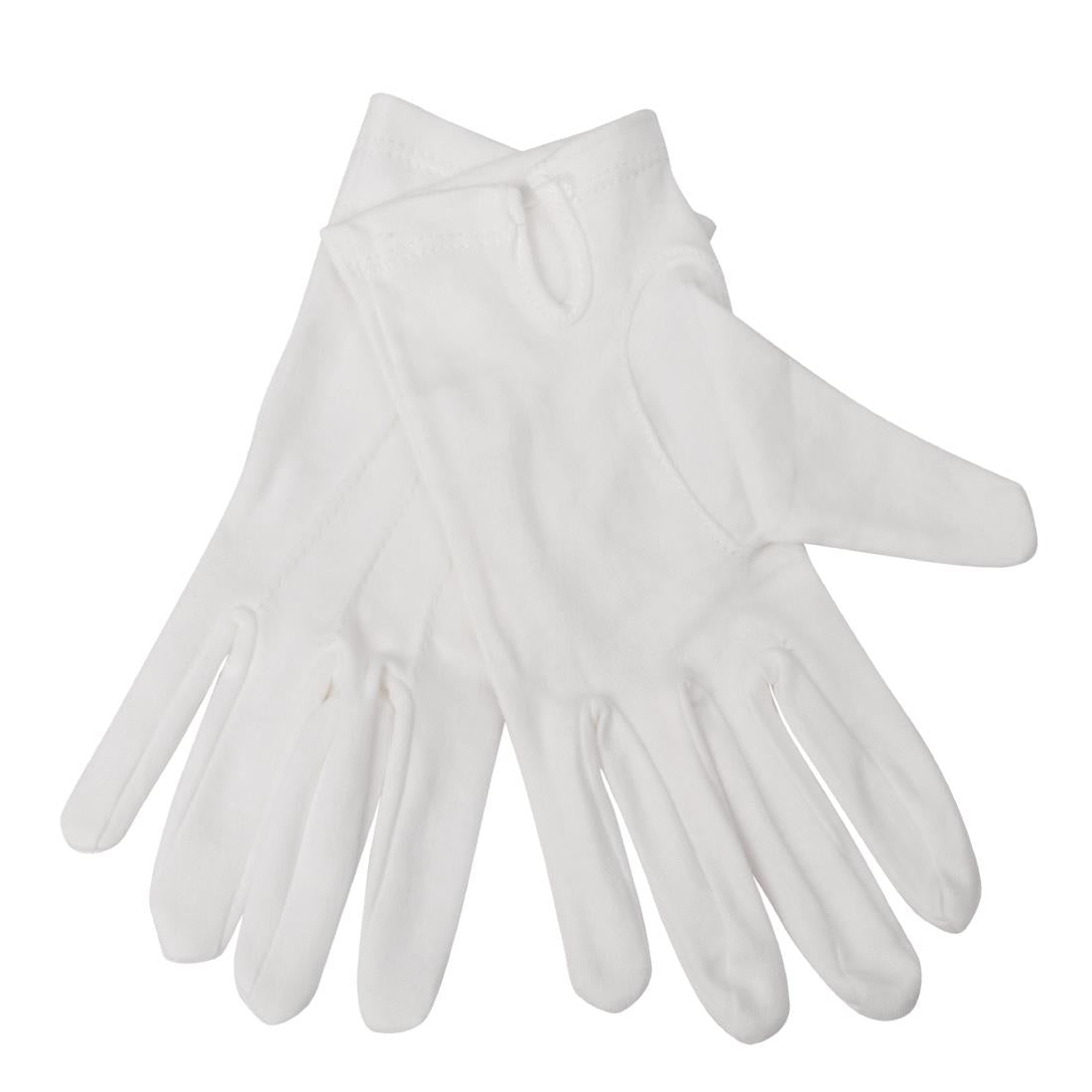 A545-M Ladies Waiting Gloves White M JD Catering Equipment Solutions Ltd