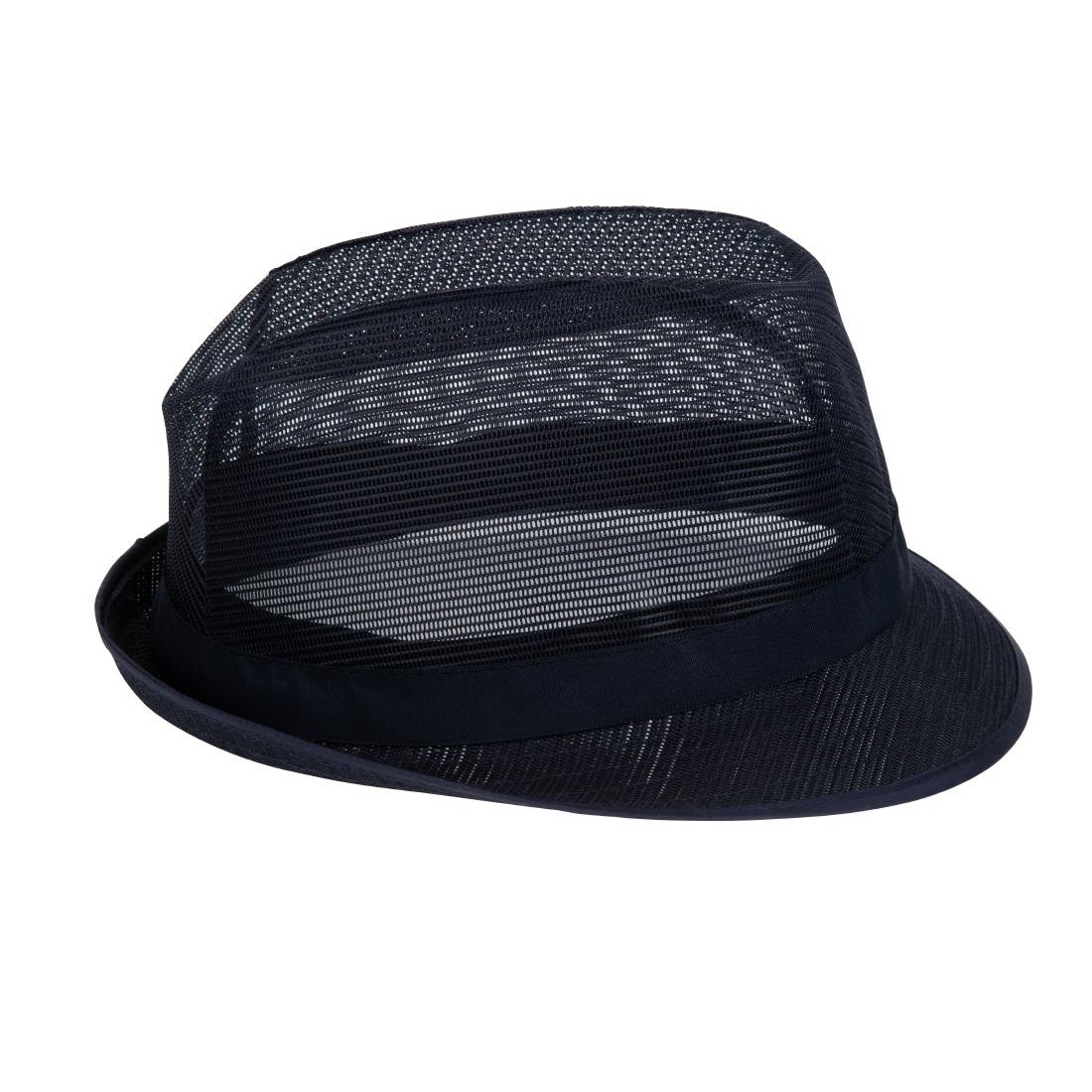 A652-M Trilby Hat Navy Blue M JD Catering Equipment Solutions Ltd