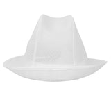 A653-S Trilby Hat with Net Snood White S JD Catering Equipment Solutions Ltd