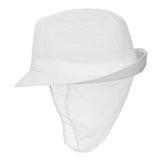 A653-S Trilby Hat with Net Snood White S JD Catering Equipment Solutions Ltd