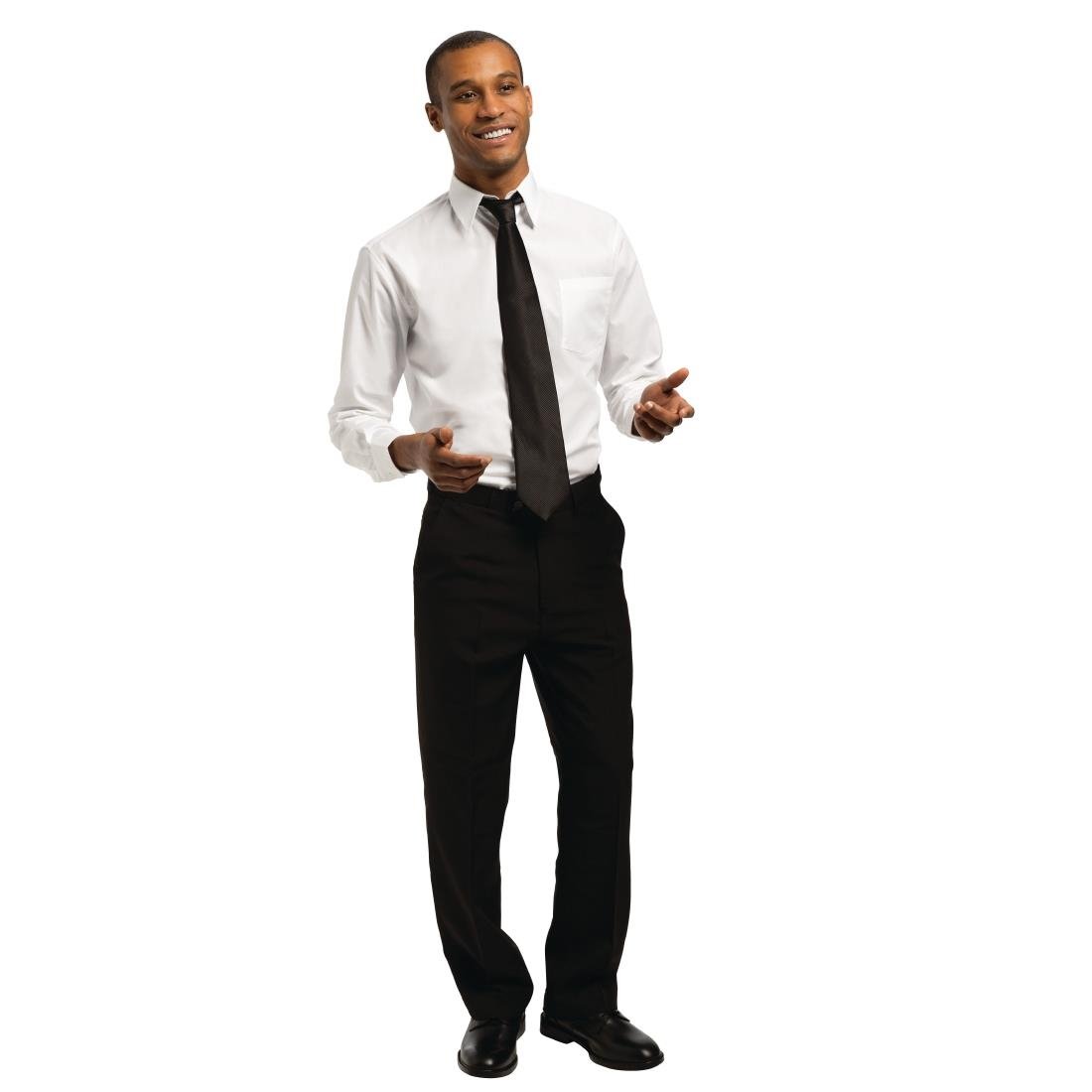 A730-S Chef Works Unisex Long Sleeve Shirt White S JD Catering Equipment Solutions Ltd