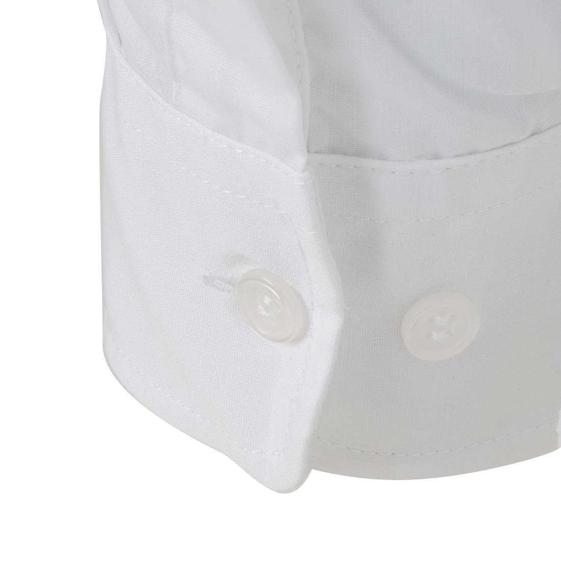 A730-S Chef Works Unisex Long Sleeve Shirt White S JD Catering Equipment Solutions Ltd