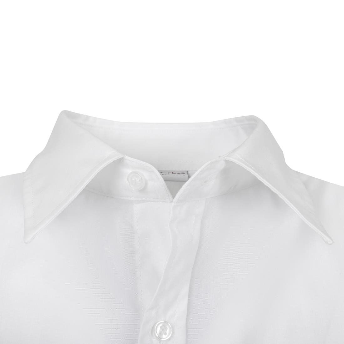 A730-S Chef Works Unisex Long Sleeve Shirt White S JD Catering Equipment Solutions Ltd