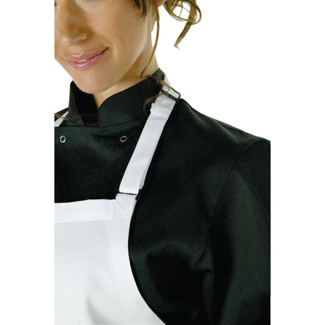 A923 Chef Works Bib Apron White - JD Catering Equipment Solutions Ltd