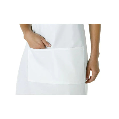 A923 Chef Works Bib Apron White - JD Catering Equipment Solutions Ltd