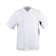 A928-XXL Whites Nevada Unisex Chefs Jacket Short Sleeve Black and White 2XL JD Catering Equipment Solutions Ltd