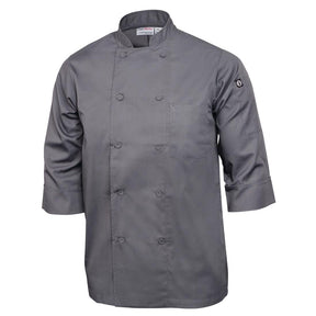 A934-S Chef Works Unisex Chefs Jacket Grey S JD Catering Equipment Solutions Ltd